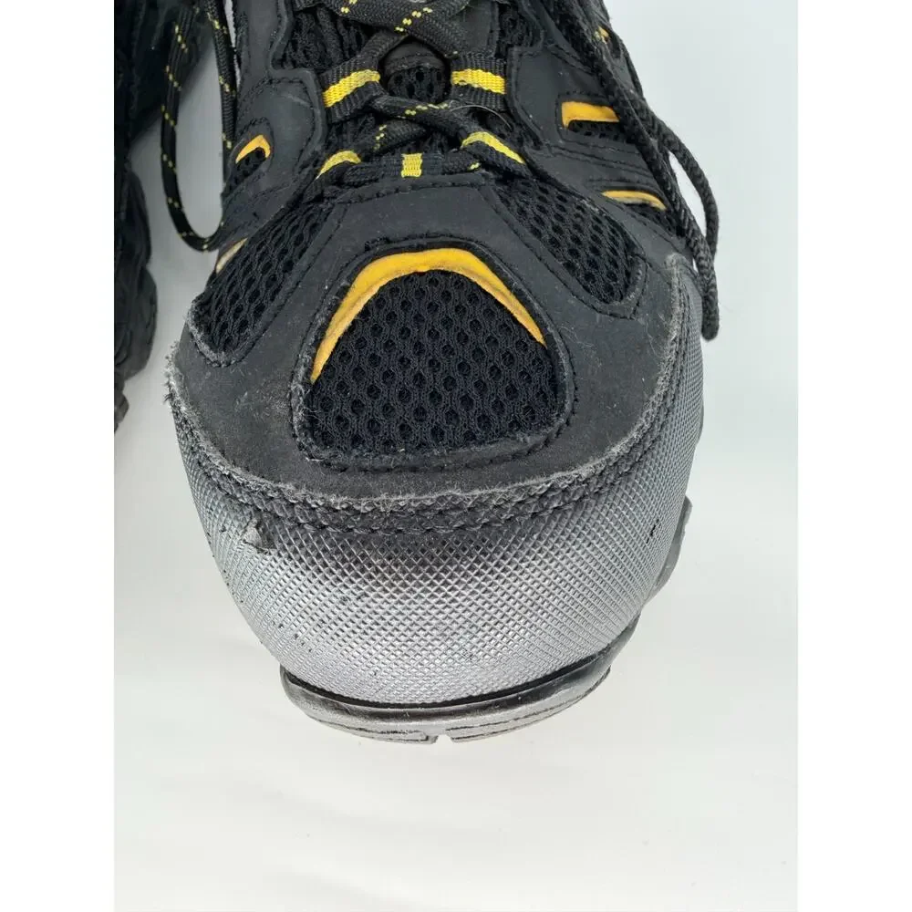 Skechers Blais Steel‎ Toe Work Shoes Mens 9.5 Black Waterproof Safety Lace Up